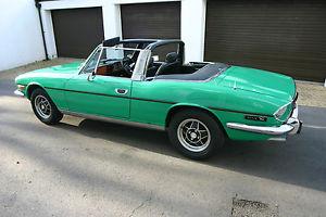  Triumph Stag. 1975 V8 manual with overdrive. matching numbers. very low miles 