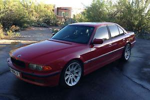 BMW : 7-Series "M"  Imola Red Sport Photo