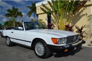 MERCEDES 560 SL ROADSTER FLORIDA FL ONE OWNER 66K FULLY DOCUMENTED AND SERVICED Photo