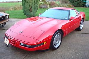  1991 CHEVROLET CORVETTE 5.7TPI AUTO TARGA TOP COUPE 