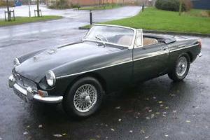  MGB Roadster, 1967, Wire Wheels, Chrome Bumpers, Tax Exempt, Overdrive Gearbox. 