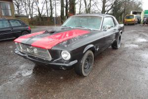 1967 Ford Mustang Restoration Project 289 V8 Texas Car with US Title in UK NOW Photo