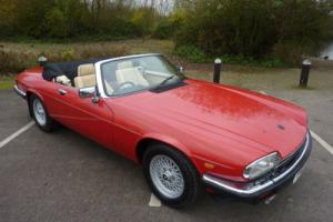 JAGUAR XJS V12 CONVERTIBLE 1989 - 7,300 MILES WARRANTED FROM NEW STUNNING Photo