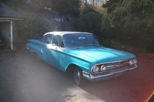  1960 CHEVROLET BEL AIR TURQUOISE/WHITE 