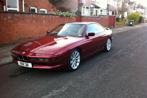1991 BMW 850 I RED MANUAL V12 - GREAT CONDITION - LOOKS TO DIE FOR - MAY PX Photo