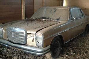 8 Mercedes Benz W114 W115 Classic Tax Exempt Coupe Barn Find Restoration Project Photo