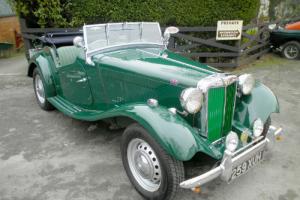  MG TD (1953) in Woodland Green with green leather interior - superb Photo