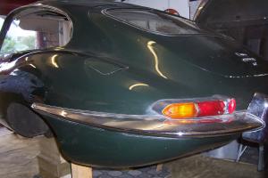E TYPE JAGUAR S1 COUPE SHELL INCLUDING ROBEY REPAIR PANELS. Photo