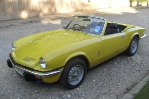 1975 TRIUMPH SPITFIRE 1500 YELLOW 57000 miles 1 family have owned from new Photo