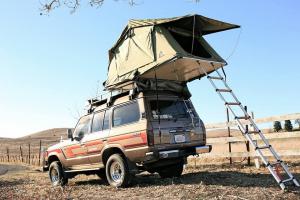 1988 TURBO DIESEL HJ61 WITH ROOF TOP TENT Photo