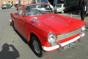  TRIUMPH HERALD 13/60 CONVERTIBLE12 MONTHS TAXED AND 12 MONTHS MOT Photo