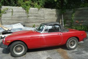 Red MGB Convertible