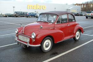 1961 MORRIS MINOR CONVERTIBLE 12 MONTHS MOT 12 MONTH TAX SAME OWNER 25 YEARS!! Photo