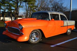 1955 CHEVY SUPER NICE ZZ4 4 SPEED ,LEATHER,POWER BRAKES, TRUE AMERICAN HOT ROD Photo