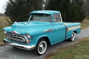 1957 CHEVROLET CAMEO CARRIER 3124 HALFTON PICKUP Photo