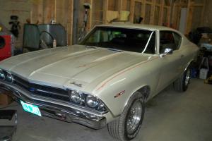 1969 Chevelle Malibu Ex Show Car White Diamond Pearl,Red Pin Stripe Photo