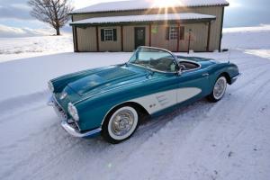 1958 Corvette Convertible *FrameOffResto*KillerPaint/Chrome/Interior*WhiteFloors Photo