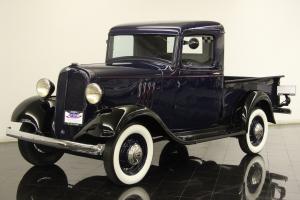 1934 Chevrolet DB Master Closed Cab Half Ton Pickup Restored 206ci 6 Cyl 3 Speed Photo
