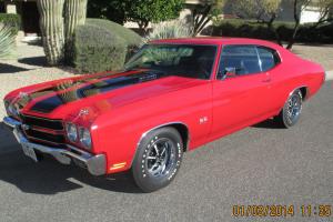 1970 Chevelle LS5 SS454 Red, 4-Speed, Born-with engine, diff, docs, road ready Photo