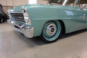 1966 Nova Duece Sedan Chevy II Pro Touring hot rod Air ride  bagged airride