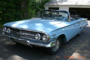 CLEAN ORIGINAL  1960 CHEVROLET IMPALA CONVERTIBLE STORED FOR YEARS Photo