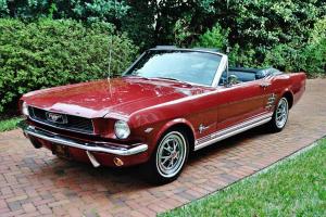 V-8 auto, p.s, cold a/c 1966 Ford Mustang Convertible simply the best online wow
