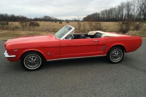 1966 Ford Mustang Convertible,auto, p.s, power top, looks and drives new,VIDEO