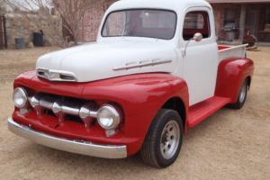 1951 FORD f1 HOT ROD 351 AUTO P/S P/B SITTING ON LATER MODEL CHASSIS F-1