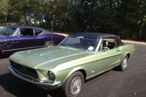 1968 Original, Numbers Matching Ford Mustang Convertible
