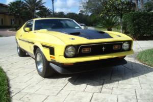 1971 Ford Mustang Mach 1.  M code 351 Cleve. Ram Air 4 speed Documented Original Photo