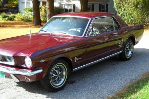 1966 Ford Mustang Coupe - Unrestored Low Miles California Black Plate Photo