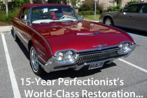 1962 FORD THUNDERBIRD FACTORY SPORTS ROADSTER 15-YR PERFECTIONIST'S RESTORATION