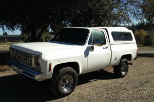 1978 CHEVY SHORT BED 4X4 SOLID CA TRUCK Photo