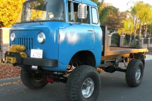 1962 Willys Jeep FC Forward Control Flat Bed Truck 4X4 w/ Mercedes Diesel Engine