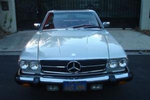 1979 MERCEDES 450SL 75KMILES SILVER/RED INTERIOR Photo