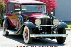 1932 Packard 902 Club Sedan Standard Eight Low Miles Hollwood Restored 506 32