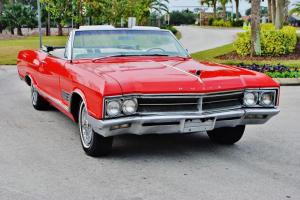Simply beautiful loaded 1966 Buick Wildcat Convertible nailhead a/c red/white. Photo
