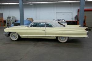 1962 Cadillac Deville Convertible Barn Find Project 68743 Miles Runs and Drives Photo