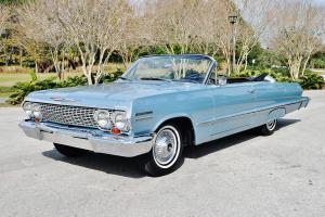 One of the best you will find 1963 Chevrolet Impala Convertible must see drive. Photo