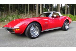 1972 Chevrolet Corvette Convertible Matching Numbers 350 4 Speed Photo
