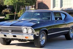 68 Chevelle SS 454 4 Speet Black Beauty Solid Gorgeous Photo