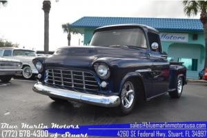 55 chevy 3100 resto 350 v8 700r4 auto leather ac power windows steering brakes