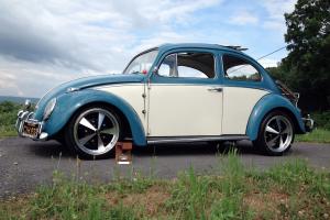 1962 Volkswagen Beetle Ragtop Screen Used in Movie, Cal look, Airkewld, Antique Photo