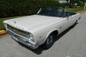 1965 PLYMOUTH SATELLITE CONVERTIBLE FACTORY A/C PW PS PB 318 AUTO 7955 MILES!!!