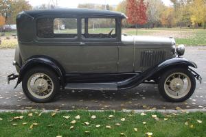 1930 Ford Model A Tudor Restored Show Winner