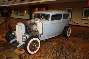 1932 Ford sedan. Hot Rod Flathead Halibrand Street Rodder top 10. original Ford
