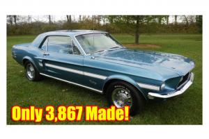 1968 Ford Mustang GT California Special 289 c.i. V8 4 Speed - One of  3,867 Made
