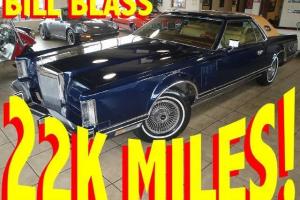 VERY RARE 1977 Lincoln BILL BLASS 2DR LEATHER MOONROOF ONLY 22K MILES! 78 79