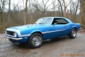 1968 CAMARO REAL SS 396 4SPD WITH ORIG PROTECO PLATE VERY NICE CAR LEMANS BLUE