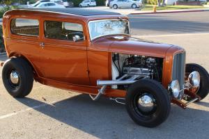 1932 Ford, Hot Rod, Chopped, Henry Ford, Classic`